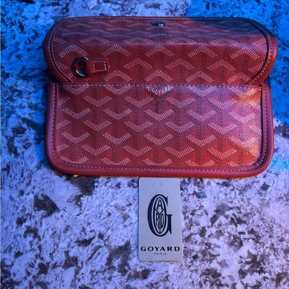 Goyard Red Wallets with Geometric Pattern - Picture 2 of 4